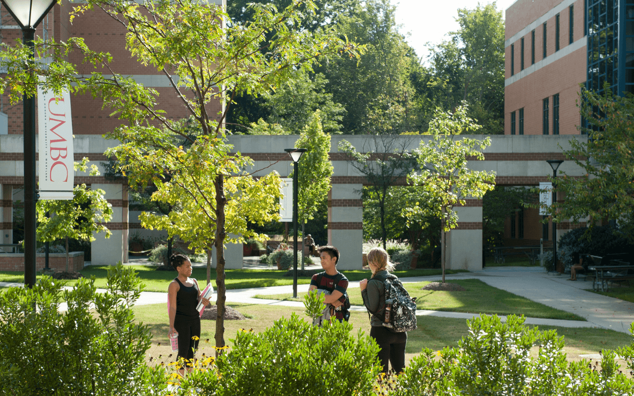 Graduate school students on UMBC's Shady Grove campus.