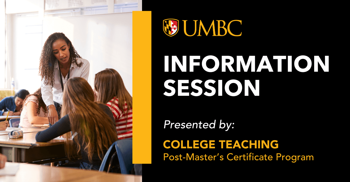 College Teaching Information Session