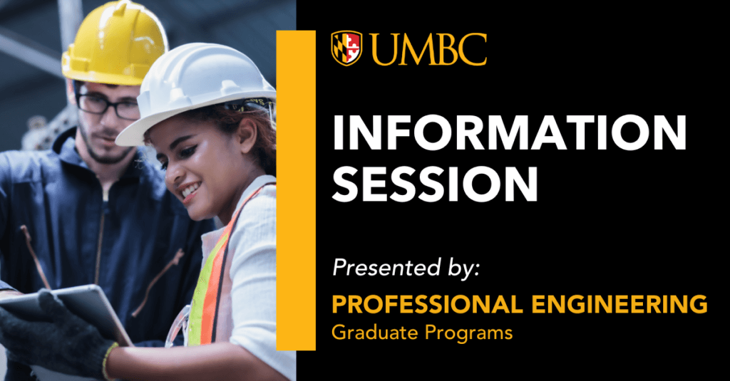 Workers in hard hats using tablets. Information Session, Professional Engineering graduate programs.